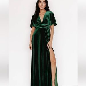 Baltic Born Berenice velvet maxi dress